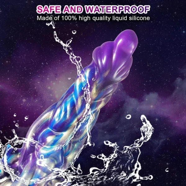 Alien Plant – Iridescent Fantasy Dildo 8 Inches (5)