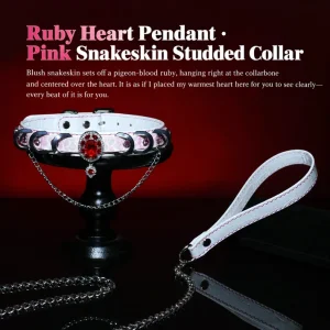 Bdsm Collar Jewelry - Amethyst Temptation