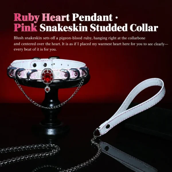 Bdsm Collar Jewelry - Amethyst Temptation