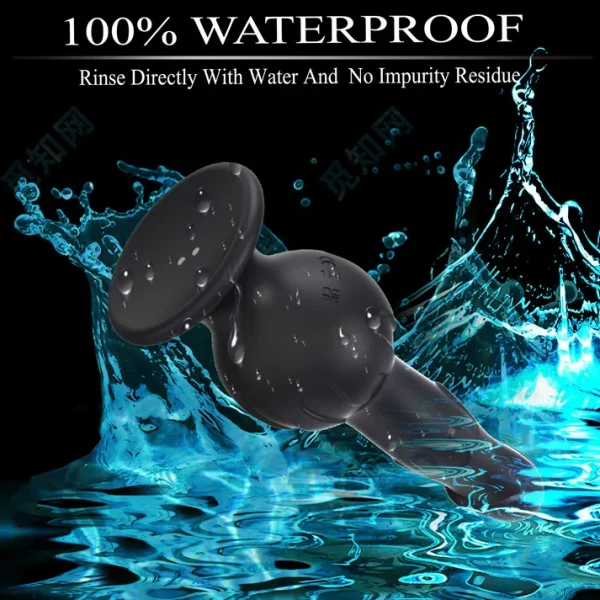 Black Rocket - Thrusting Anal Plug with Suction Cup