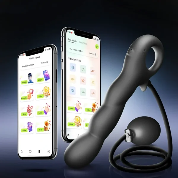Inflatable G-Spot Vibrator - Manual Control