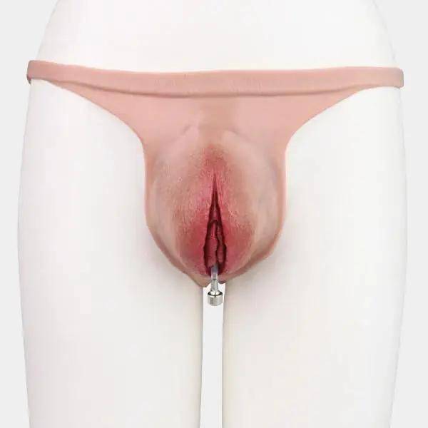 Fat Vulva - Wearable Pussy With Catheter