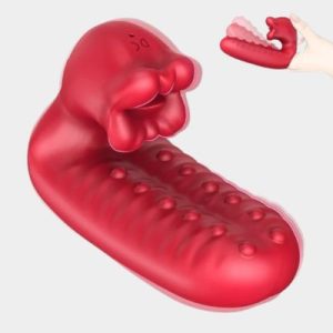 Finger Vibrator With Extra Tongue - Vibration and Licking