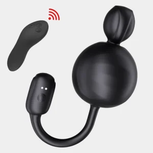 Inflatable Vibrating Anal Beads -  Remote Control