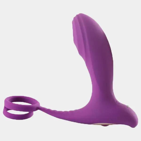 Purple Prostate Vibrator with Cock Ring