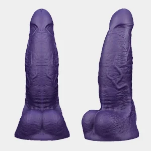 Purple Thick DIldo - Uncut Realistic Design