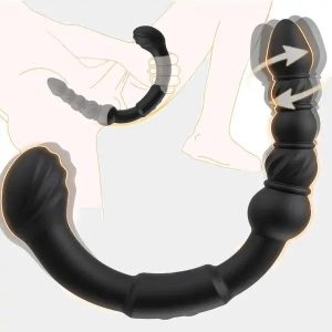 Vibrating Anal Hook - Dual-End Design